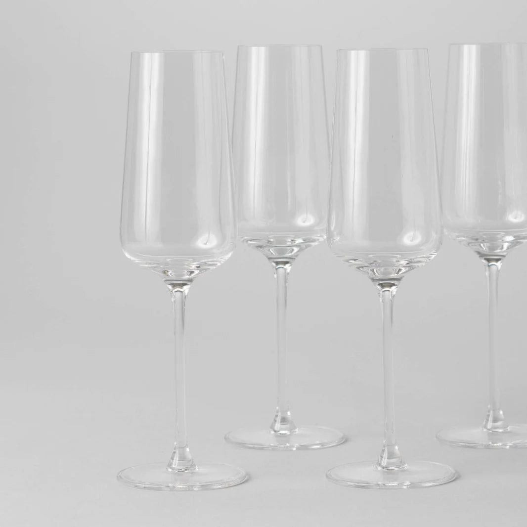 Fable Flute Glasses (Set of 4)